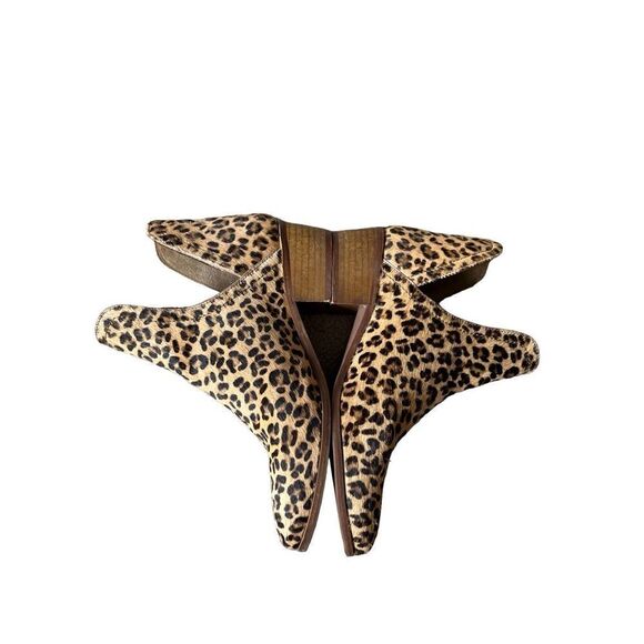 Coconuts by Matisse Leopard Calf Hair Ankle Booties size 7.5 - Picture 14 of 14